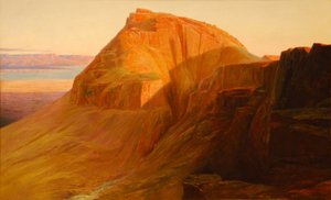 masada by Edward Lear